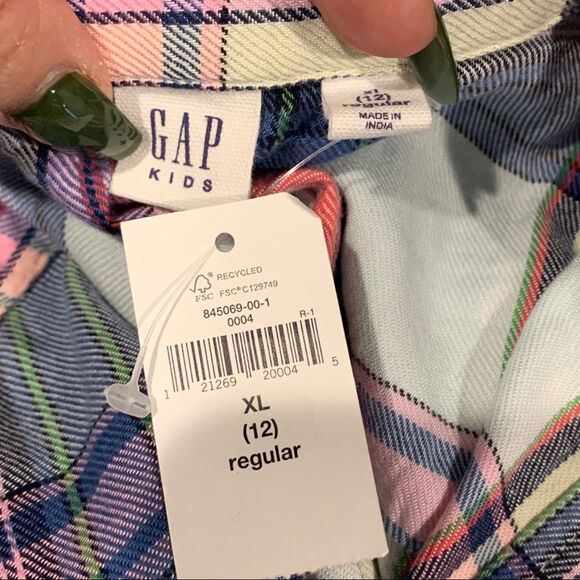 Gap Kids flannel dress NWT - Picture 3 of 3